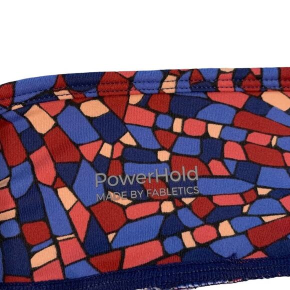 Fabletics define bright printed power-hold mid rise leggings Size Medium - Picture 8 of 10